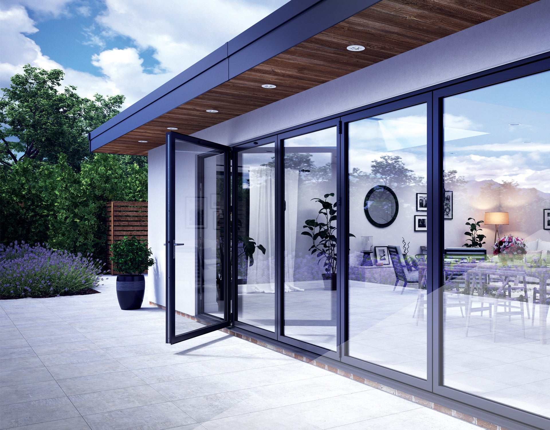 Korniche Bifold Doors by Gladwell Glass