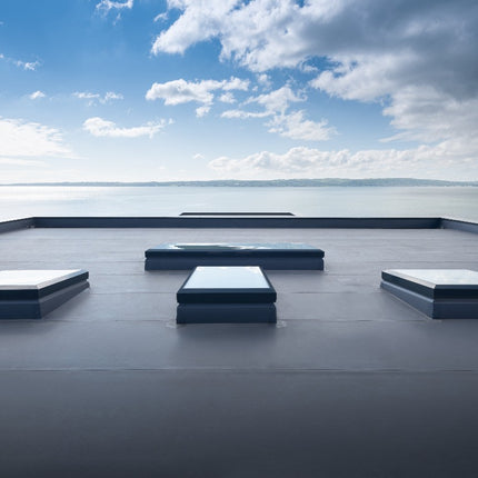 Completed project of Brett Martin Flat Glass for fixing directly onto builder's upstand. Available from Gladwell Glass.