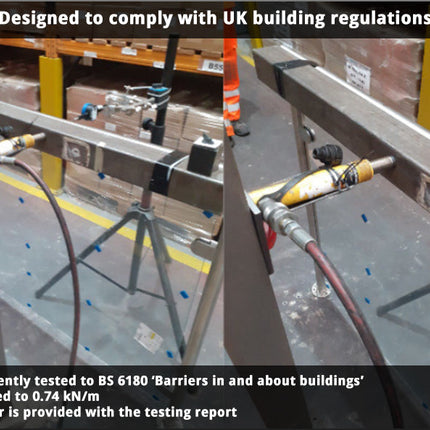 Premium Glass Balustrade with Handrail System Made to Measure Designer - Gladwell Glass