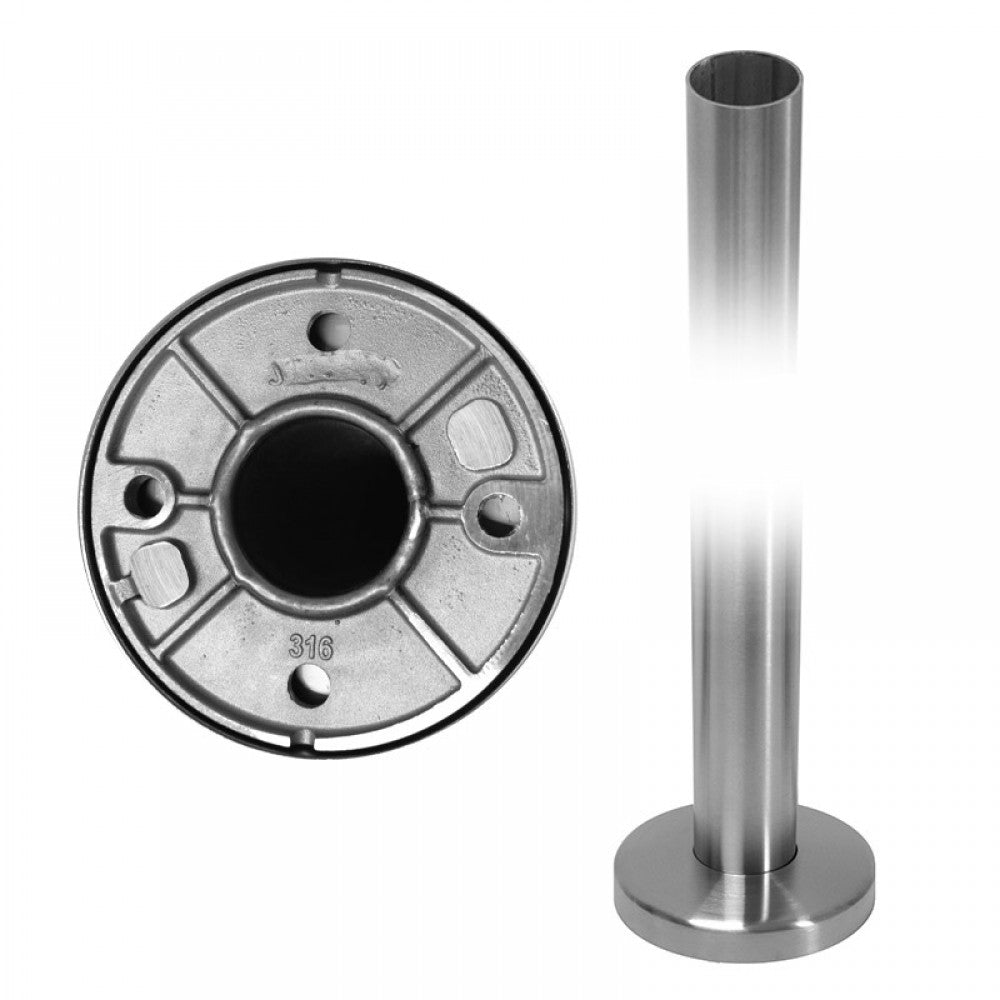 Square Tube Balustrade Corner Post | Glass Balustrades - View #10
