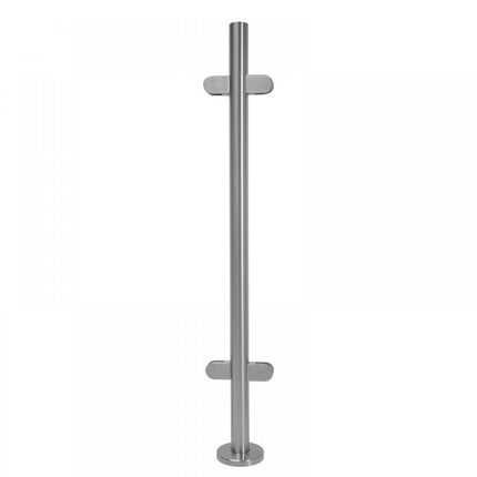 Stainless Steel Glass Balustrade 48.3mm Centre / Middle Post, 1100mm High, 316 Grade - Fast and free delivery from Gladwell Glass