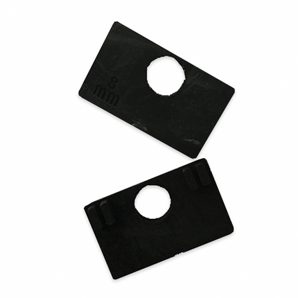 Pair of Rubber Gaskets for 52mm Clamp, 10mm Glass - Gladwell Glass 