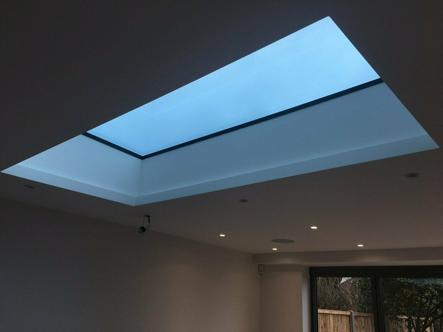 Frameless Laminated Triple Glazed Flat Roof Skylight Gladwell Glass
