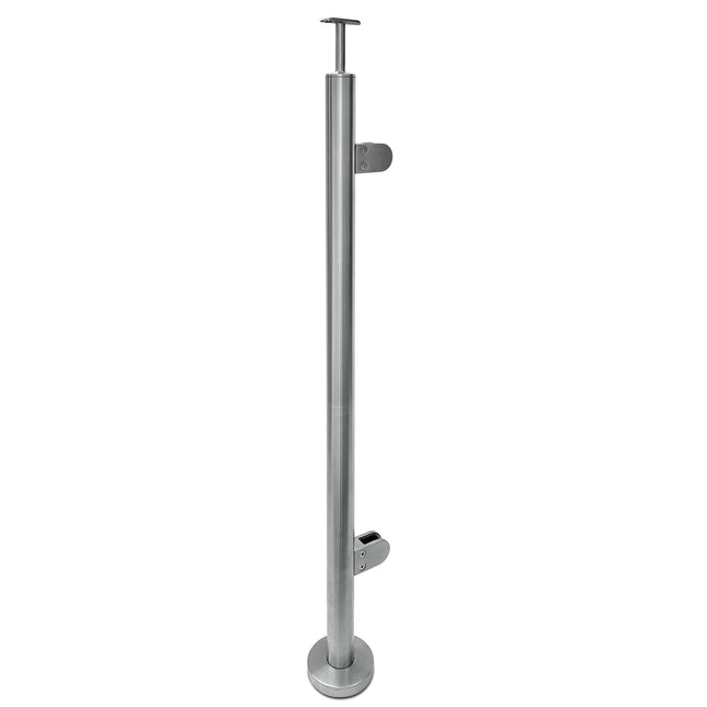 Stainless Steel End Post for Glass Balustrade Handrail, G316 Premium - Gladwell Glass 