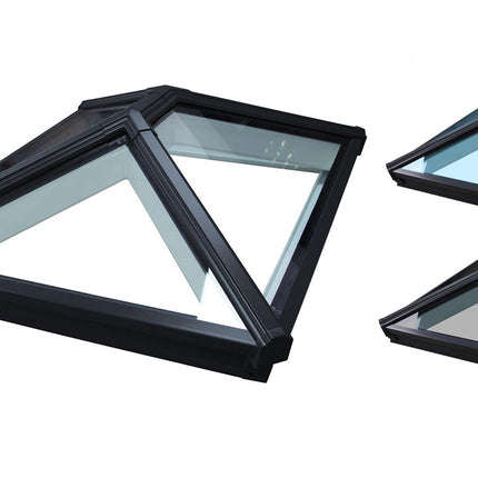 Korniche Roof Lantern | Aluminium, AMBI Neutral Glass Flat Roof Rooflight Skylight Gladwell Glass 