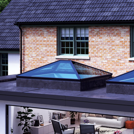 Korniche Roof Lantern | Aluminium, AMBI Clear Glass Gladwell Glass 