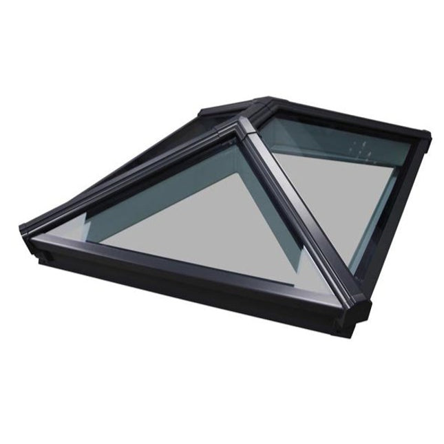 Korniche Roof Lantern | Aluminium, AMBI Neutral Glass Flat Roof Rooflight Skylight Gladwell Glass 