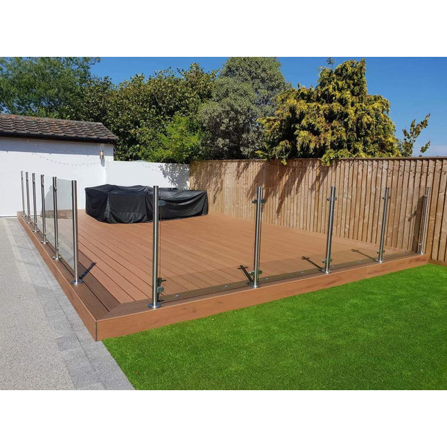 Gladwell Glass Balustrade Glass Toughened 10mm & 316 304 Stainless Steel Post